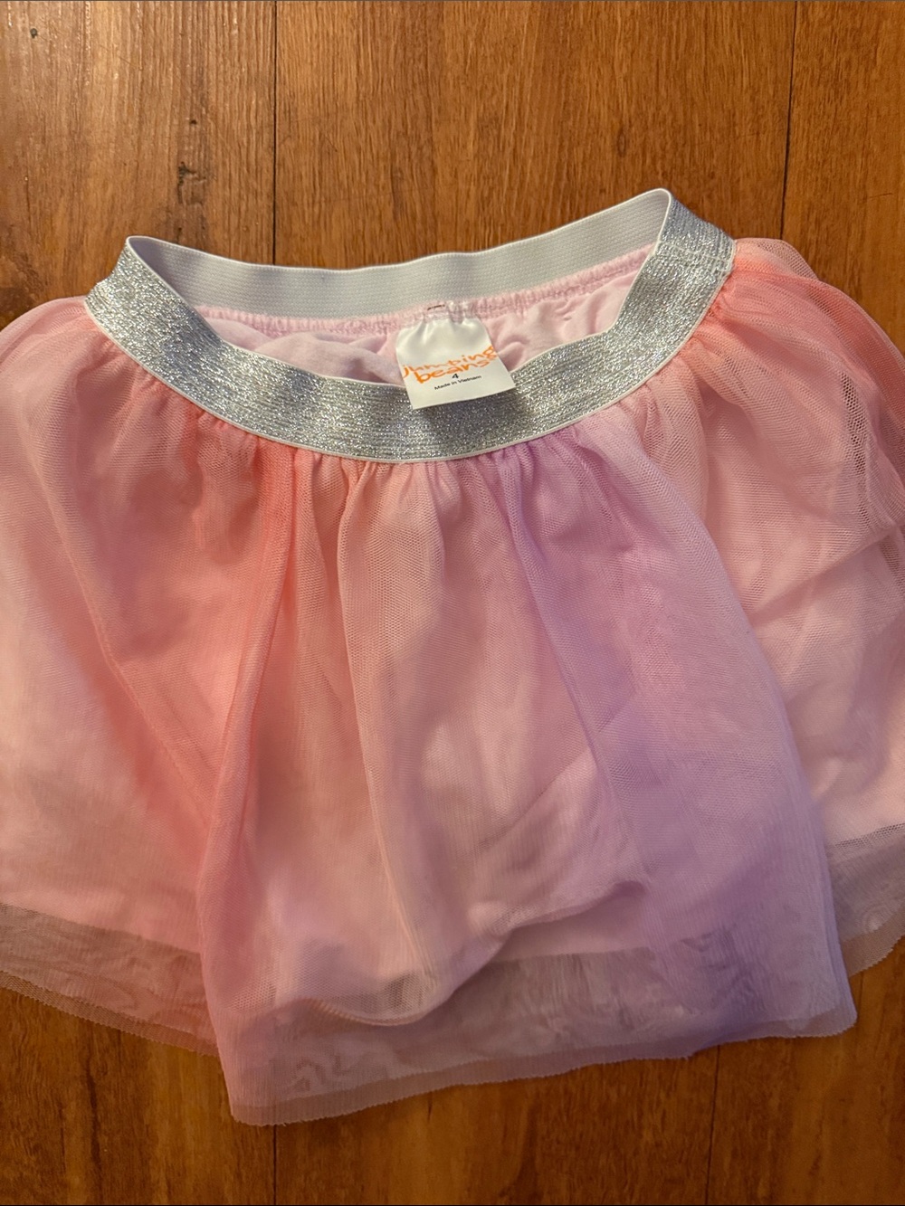 🌈 Girl's Jumping Beans Pink Layered Tutu Tulle Skirt Toddler 4  Rainbow